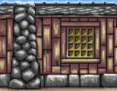 Wooden House Back
