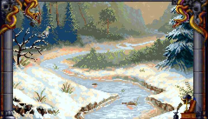 Snow Forest Brook