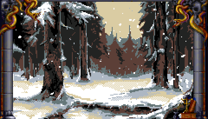 Snow Forest Pond