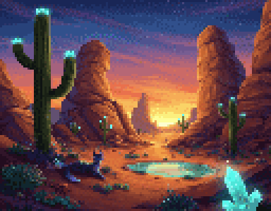 Desert Oasis Crystals
