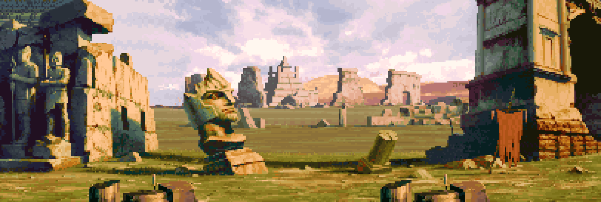 Ruined Statues