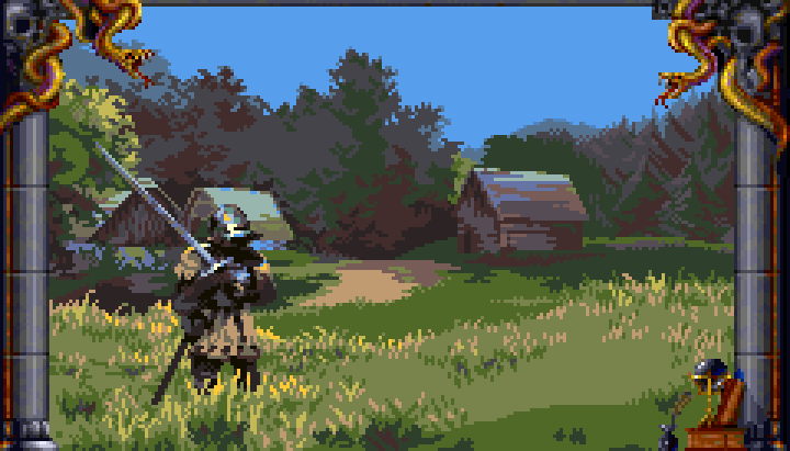 Knight in the Village