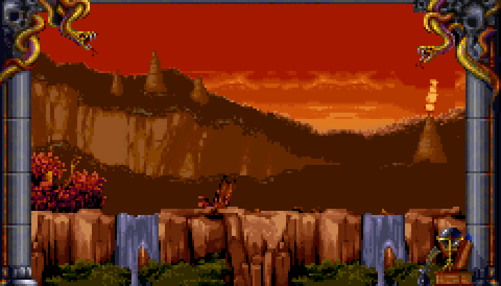 Volcano in the Evening
