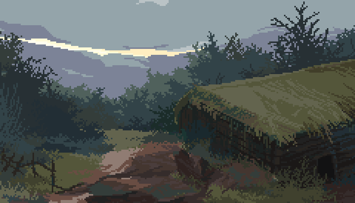 Dilapidated Hut