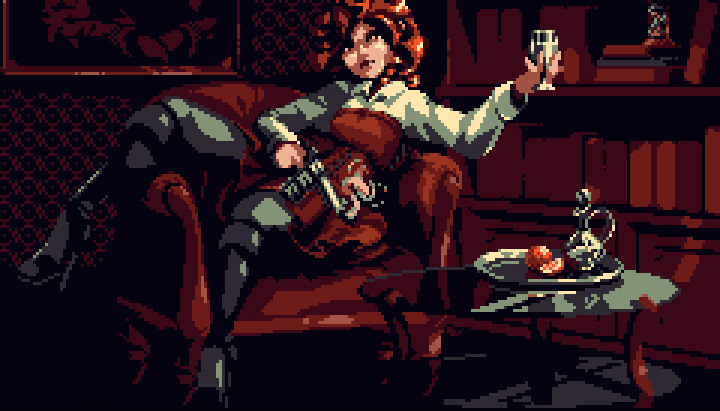 Lady Drinking