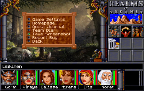Arkania Online Game Screenshot - Game Settings