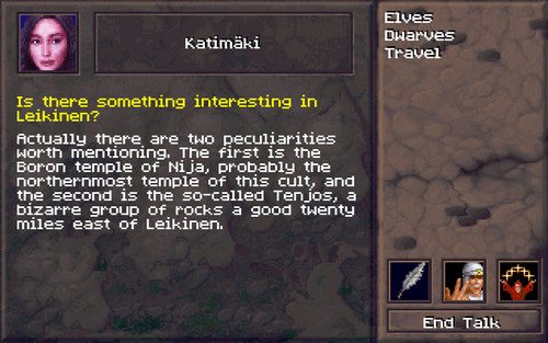 Arkania Online Game Screenshot - Katimaeki in Ifirn Chapel