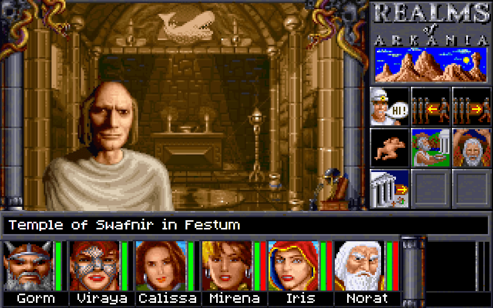 Arkania Online Game Screenshot - Swafnir Temple in Festum