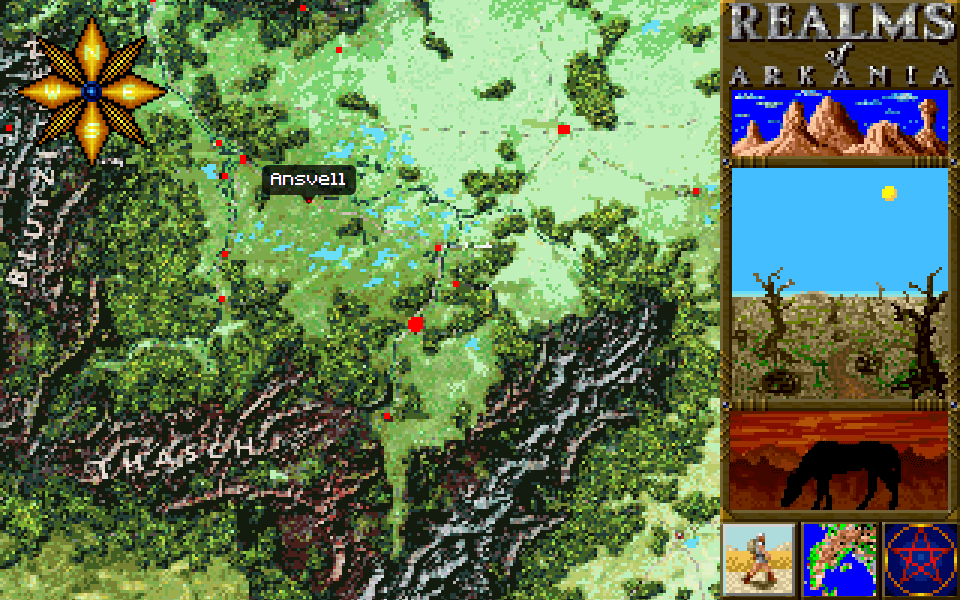 Arkania Online Game Screenshot - Lowangen Area