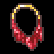 tulamide necklace ruby
