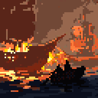 Arkania - Burning Ship