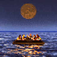 Arkania - People on a Raft