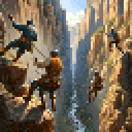 Climbing down the Canyon