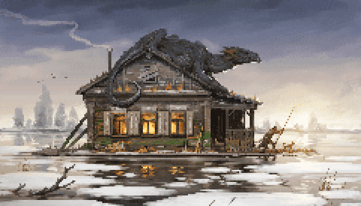 Dragon on a Roof