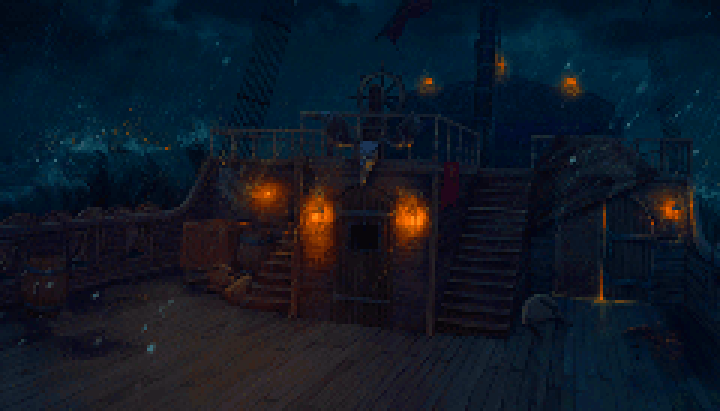 Keenwolf Deck at Stormy Night