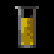 Flask with Dark Yellow Liquid