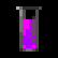 Flask with Violet Liquid