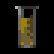 Flask with Brown Liquid