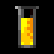 Flask with Yellow Liquid