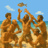 Slaves Catching Fish